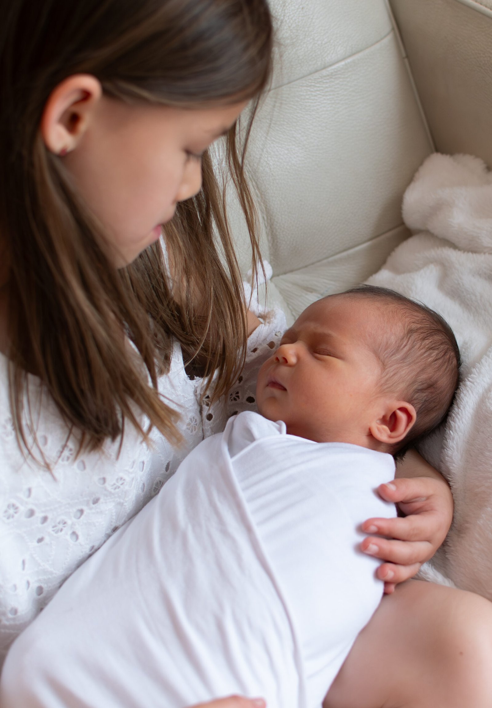 Mère et son nouveau-né à domicile