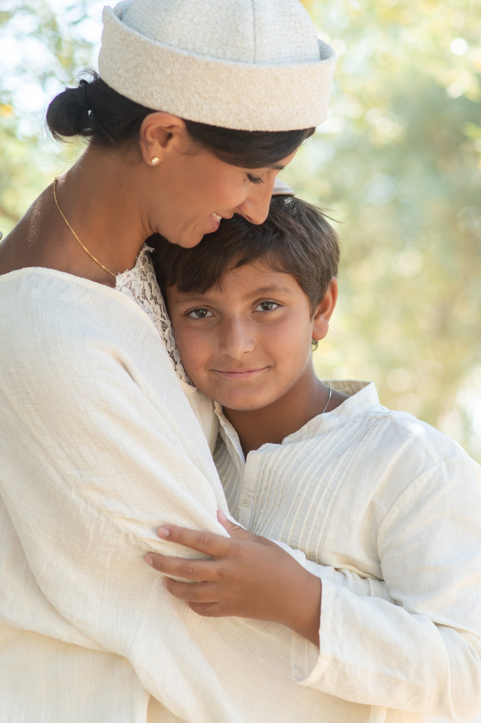 Parents et enfant réunis